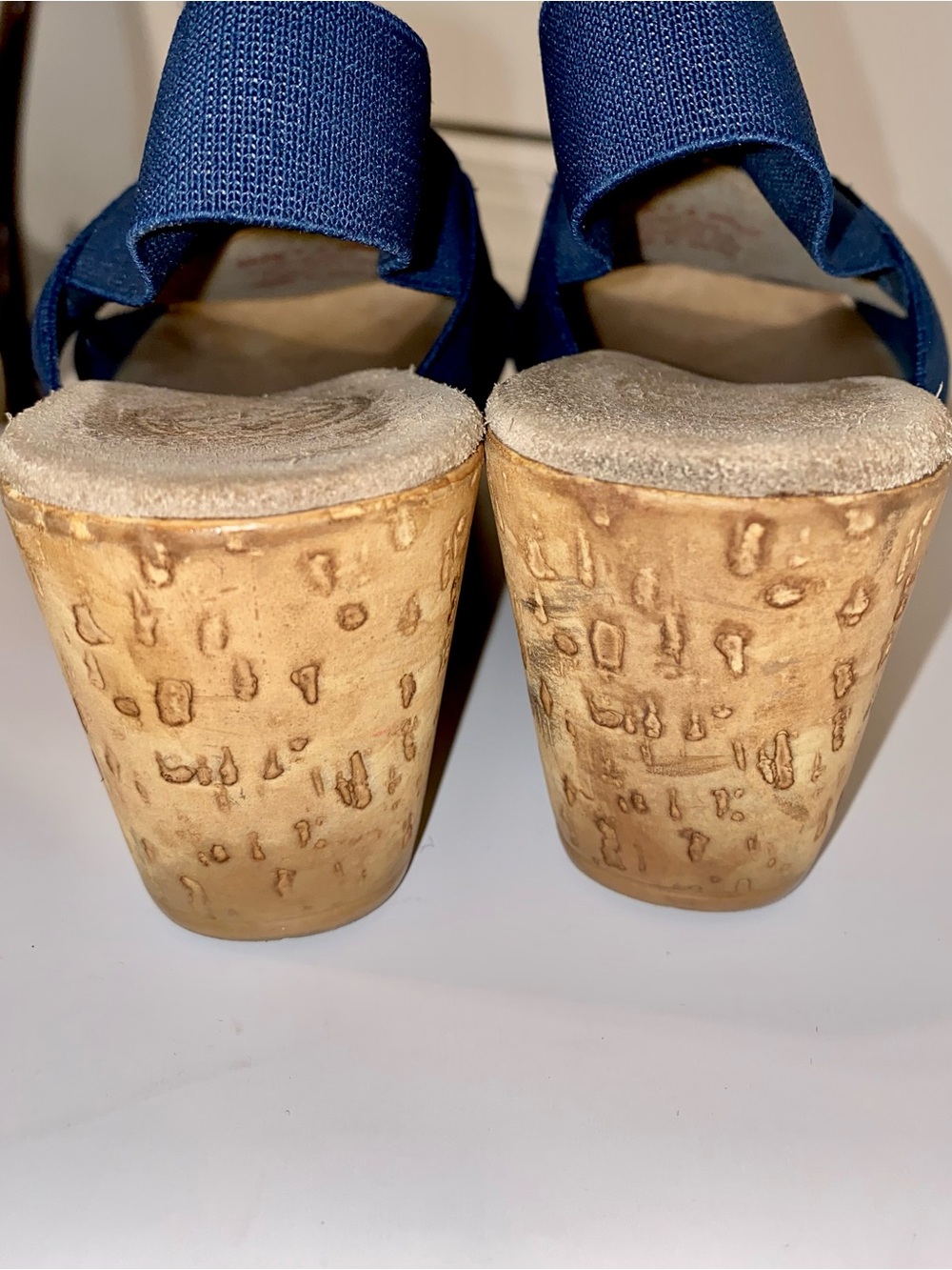 CHARLESTON SHOE CO. Navy Cross-Band Slingback Sandals - Picture 3 of 9